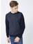 Lee Cooper 221 Lcm 241042 Ethan  Bisiklet Yaka Normal Bel Normal Kalıp Düz Lacivert Erkek Sweatshirt 4