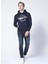12189736 Jjelogo Sweat Hood 2 Col Kapüşonlu Regular Fit Baskılı Lacivert Erkek Sweatshirt 5