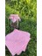 Pembe Kavanoz Kapağı Örtüsü 50'li 4