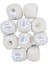 Spagettiyarn Şeker Beyaz Slim Cotton Ip - 10'lu Set 3