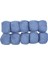Spagettiyarn Kot Mavi Slim Cotton Ip - 10'lu Set 2