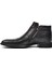 2356 Siyah Erkek Deri Fermuarlı Bot 5