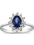 0.61 Ct. Pırlanta Safir Yüzük 1
