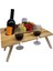 Katlanabilir Açık Şarap Rafı Piknik Masa Şarap Cam Tutucu 34X30X16 cm (Yurt Dışından) 1