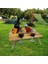 Katlanabilir Açık Şarap Rafı Piknik Masa Şarap Cam Tutucu 34X30X16 cm (Yurt Dışından) 4
