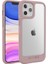 Apple iPhone 12 Pro Çift Katmanlı Darbe Emici Ugly Rubber UR G Model Kapak Pembe 1