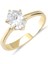 Preciosa Zirconia Taşlı Gümüş Tektaş Yüzük YZG.380 1