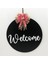 Ahşap Kapı Süsü Welcome - Siyah 54231 1