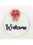 Ahşap Kapı Süsü Welcome - Beyaz 54247 1