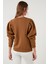Bisiklet Yaka Pamuklu Basic Örme Sweat Kadın Sweat 601MS0183 5