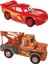 PopŞeker Cars Arabalar Şimşek Mc Queen ve Tom Mater 2'li Figür Oyuncak Seti 1