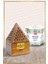Ipek Naturel Ahşap Piramid Konik Tütsü Yakma Kutusu ve Beyaz Adaçayı (White Sage) Back Flow Cones 1