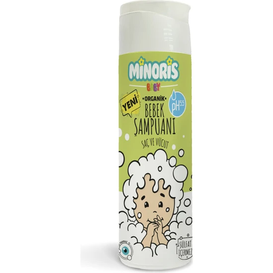 Minoris Baby Organik Saç ve Vücut Şampuanı 200ML