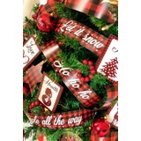 Gift And Story 3'lü Takım Hohoho Banner Yılbaşı Ağaç Süsü Pötikare