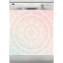 Sticker Art Bulaşık Makinesi Sticker Kaplama Beyaz Eşya Kaplama Mandala