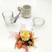 Lora Davet Damat Fincan Tepsi Aksesuarları - Altın 53792