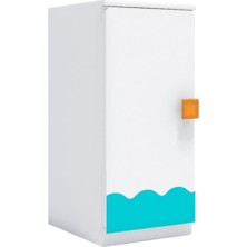 Woody Life Tek Kapaklı Dolap Yaz Temalı Anaokulu Çocuk Odası Kreş Eğitim Meteryali