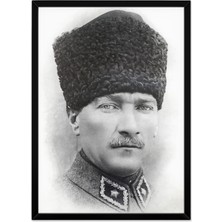 Tabloshop Çerçeveli Atatürk Poster Tablosu 40 x 60 cm