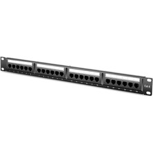 Keepro Cat6 Ethernet Patch Panel 24 Port RJ45 Duvar ve Raf Tipi Patch Panel