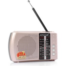 Knstar Bluetoothlu Fm Radyo USB Tf Kart Şarjlı Cep Radyosu ICF8BT