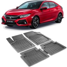 GMAX Honda Civic Havuzlu Oto Paspas (Prs)