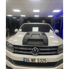 MKG Vw Amarok Scoop Kaput Şişirme Scoop Koruma Mat Siyah 2010+