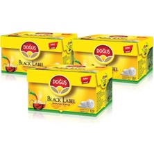Doğuş Black Label Demlik Poşet Çay 100X3,2 gr x 3 Adet