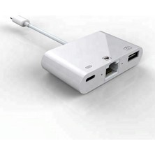 Brs Apple Iphone/ipad Lightning To Ethernet RJ45 Dönüştürücü Adaptörü