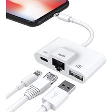 Brs Apple Iphone/ipad Lightning To Ethernet RJ45 Dönüştürücü Adaptörü