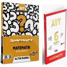 Altın Karma Yayınları Tahminmatik AYT Matematik Soru Bankası ve Metin Yayınları AYT 6 Matematik Deneme