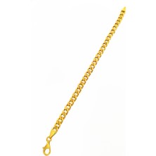 Mistik Silver Taşsız Gurmet Zincir Bileklik