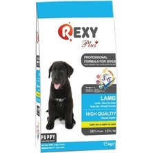 Rexy Kuzu Etli Yavru Köpek Maması 15 kg