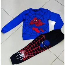 Mikro Örümcekadam Baskılı Pijama Takımı