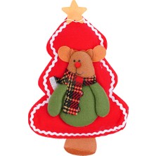 Partijet Yılbaşı Çam Ağacı Geyik Dekor Süs 16 x 24 cm