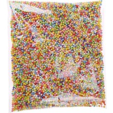 Vagon Karışık Renkli 4 mm - 5 mm Strafor Slime Köpük