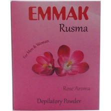 Emmak Tüy Dökücü Toz Gül Aromalı Hamam Otu Bay Bayan Rusma 80 gr x 2ADET