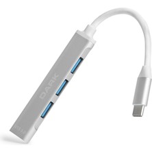 Dark Connect Master X4 USB C To 4 Port USB 3.0 Hub (DK-AC-USB310C )