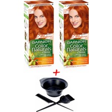 Garnier Color Naturals Saç Boyası 7.40 Sultan Bakırı + Saç Boyama Seti