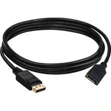 Keepro Display Port Dişi Erkek Uzatma Kablosu 3m