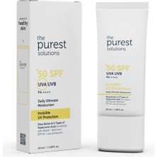 The Purest Solutions Invisible Uv Protection, Daily Intensive Moisturizer Spf 50+ TPS204