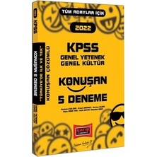 Yargı Yayınevi 2022 KPSS Genel Yetenek Genel Kültür  Konuşan 5 Deneme