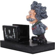 Hediyekanalı Einstein Kartvizitlik Küçük Defter Beyaz Kalem Kutulu Kupa