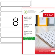 Tanex Tw-2108 Lazer Etiket 192X34 Mm Tw2108Las10100