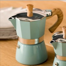 Coffee Hutt Coffeehutt Moka Pot Turkuaz 6 Cup