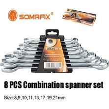 Somafix 8 Parça Kombine Anahtar Takımı 8-21