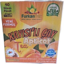 Furkan Sarı  Kayısılı Karışık Bitki Çayı Sallama 40 Lı