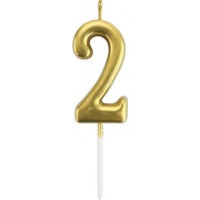 Festivall Mum Rakam Çubuklu Gold 2