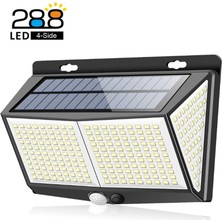 Mbw 2 Adet 288LED Güneş Enerjili Duvar Işık Pır Hareket (Yurt Dışından)