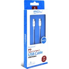 Acl Type C Type C Sarj Data Kablosu Ack-53 Beyaz