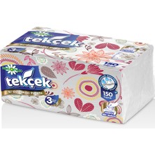 Rulopak Tekçek Bi'Dolu Maxi Peçete 3 Katlı 150 Yaprak 24'Lü Paket